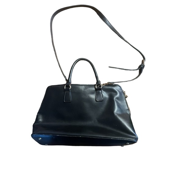 Lily & Ivy women’s Faux Leather black shoulder zippered bag - Picture 9 of 11